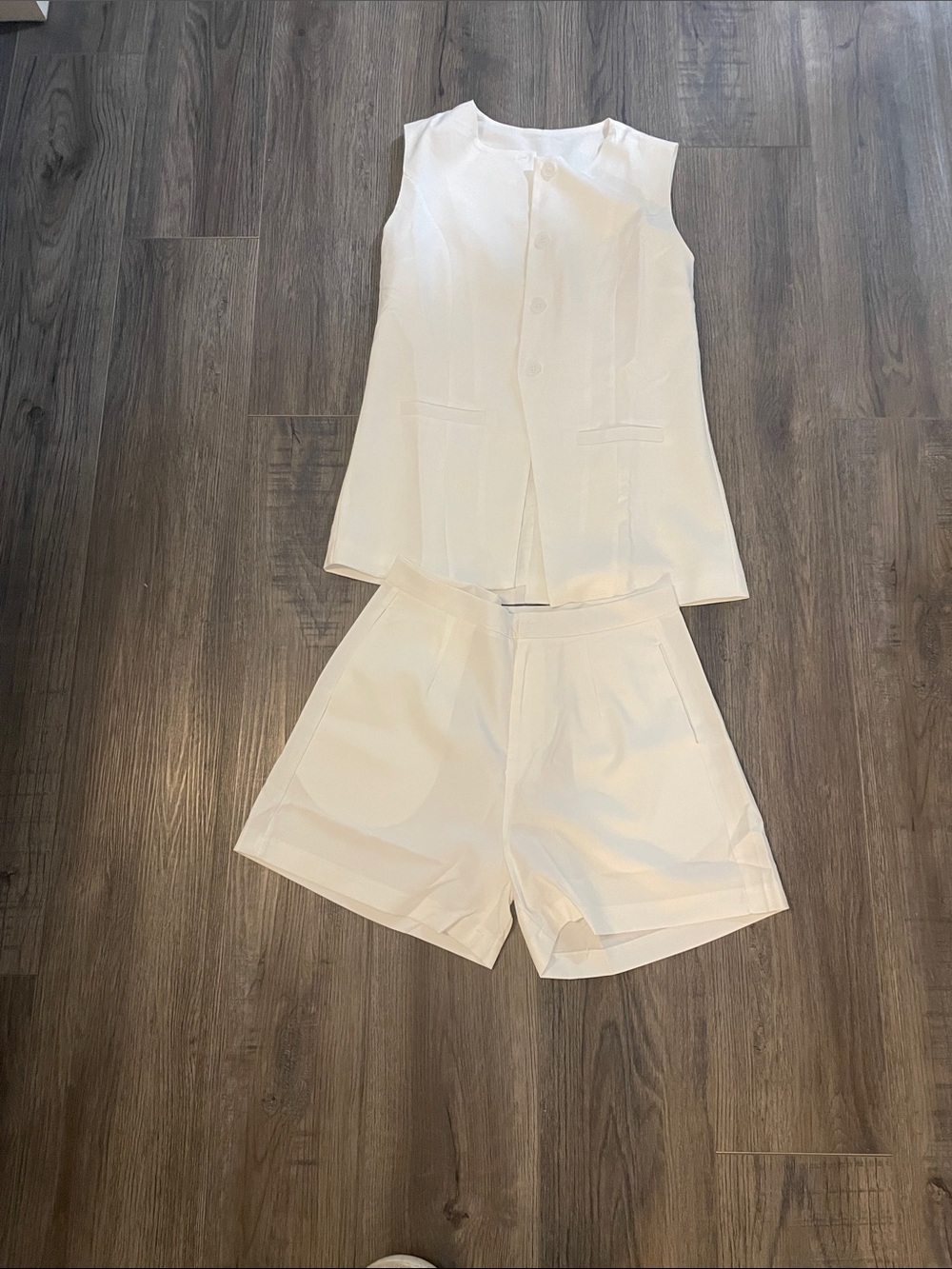 White outfit size large